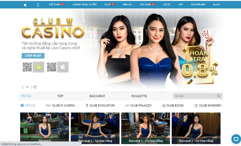 Trải nghiệm những trò chơi cân não tại casino