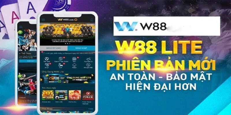 App W88 có chất lượng cao về giao diện