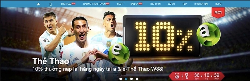 Theo dõi thông báo từ W88